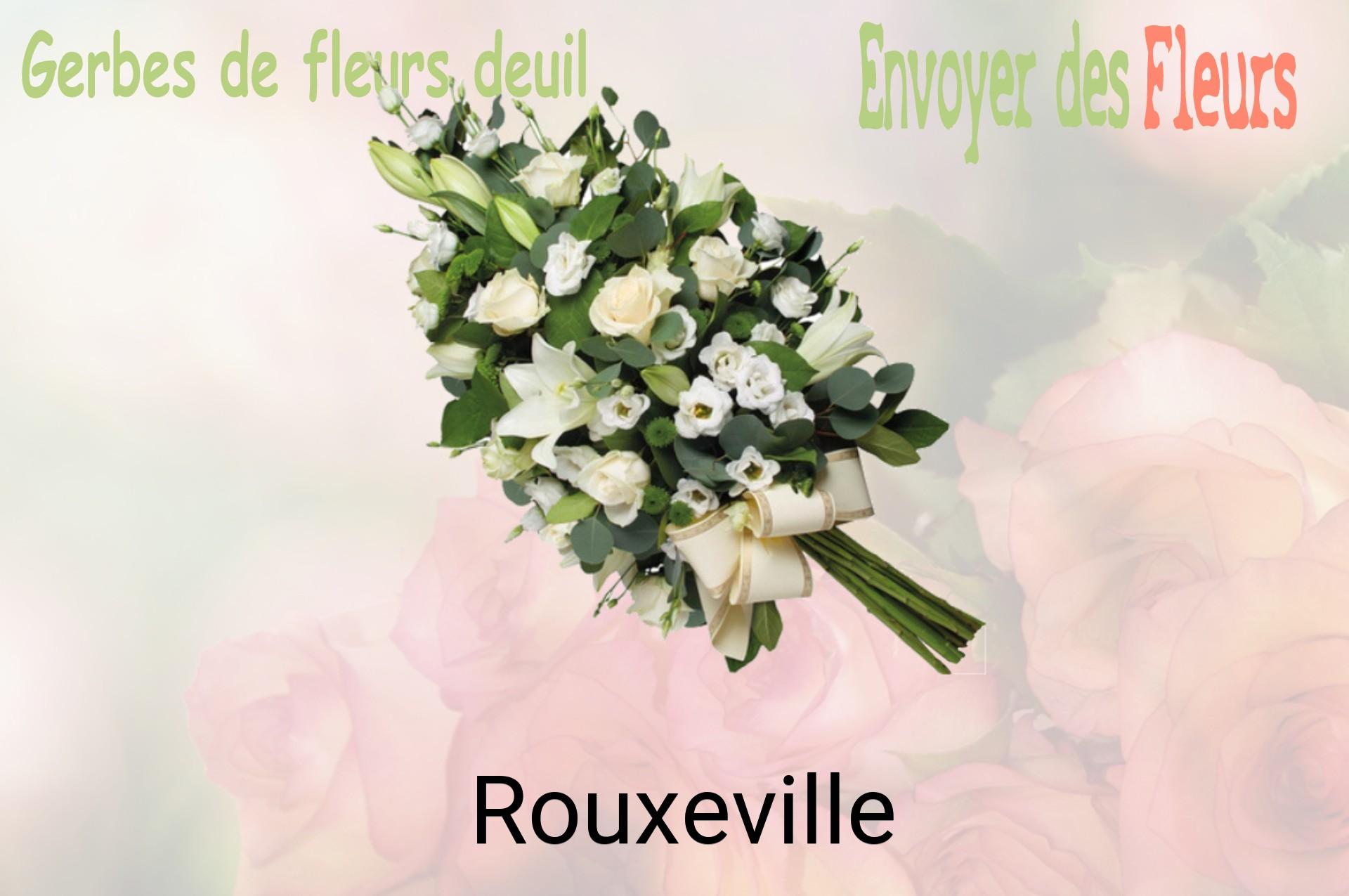 Gerbe de fleurs de deuil livrée à Rouxeville